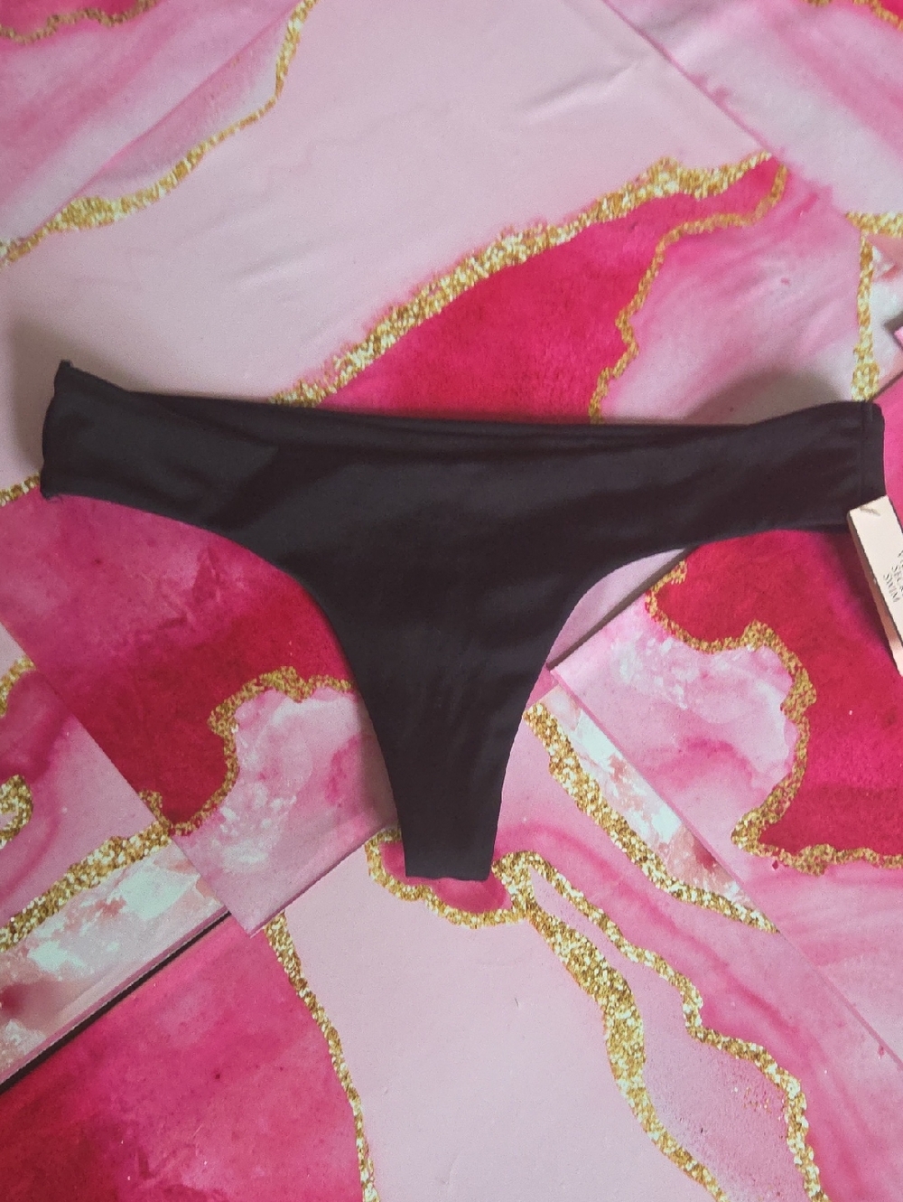 Victoria's Secret Black Cheeky Bikini Bottom